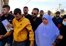 الأسير المحرر منصور الشحاتيت ووالدته