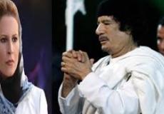 عائشة ومعمر القذافي