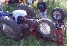 مصرع مواطن إثر انقلاب جرار زراعي في رام الله