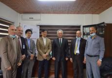 لجنة الانتخابات مع ممثليين دوليين