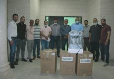 احتفال استلام مولدات الأكسجين