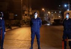 الاغلاق الليلي في غزة - ارشيف