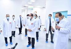 السيسي تواجد في افتتاح مدينة الدواء
