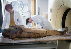 المومياء المصرية الحامل- توضيحية