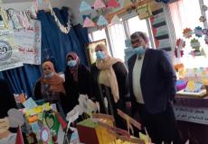 مدرسة البريج الثانوية "أ" بالوسطى تنظم معرضاً للتاريخ بعنوان فلسطين بوصلة الأمة