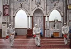 تعقيم المساجد للوقاية من فيروس كورونا - تعبيرية