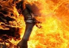 مباشر من موقع نبش قبر سيدة وحرقها بعد وفاتها بكورونا