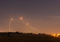 القبة الحديدية تتصدى لصواريخ غزة