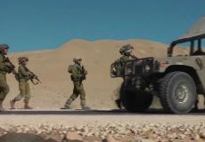 قوة من الجيش الإسرائيلي على الحدود المصرية