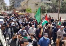 غزة: حماس والجهاد تنظمان مسيرة إسناداً للمنتفضين في القدس