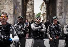 الشرطة الاسرائيلية في البلدة القديمة بالقدس