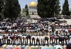 صلاة الجمعة الثانية من رمضان في المسجد الأقصى