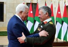 الرئيس محمود عباس مع ملك الأردن عبد الله الثاني - ارشيف