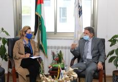 رائد رضوان يستقبل رئيس بعثة الشرطة الأوروبية