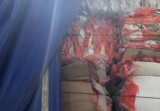 إرجاع شاحنة إسرائيلية مهربة محملة بنفايات نايلون  إلى "إسرائيل "