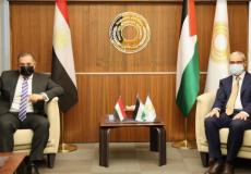 لقاء محافظ سلطة النقد بالسفير المصري لدى فلسطين