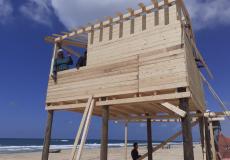 البدء بإنشاء أبراج للإنقاذ البحري في قطاع غزة