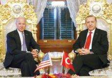 الرئيس التركي رجب طيب أردوغان والرئيس الأميريكي جو بايدن - أرشيف