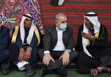 خلال مشاركة رئيس الوزراء محمد اشتية أهالي تجمع وادي أبو هندي جنوب شرق القدس