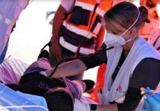 طواقم منظمة أطباء بلا حدود