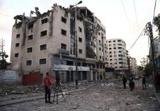 آثار القصف الإسرائيلي على غزة