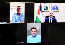 لقاء رئيس الوزراء الفلسطيني بالمبعوث السويسري