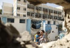 قصف منشآت الأونروا في غزة