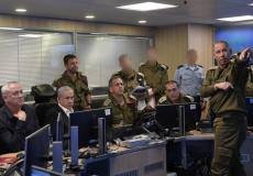 القيادة العسكرية والسياسية الإسرائيلية لمتابعة الحرب على غزة