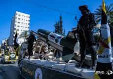 سرايا القدس تنظم عرضا عسكريا في غزة