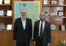 ناصر القدوة ويحيى السراج في صورة لهما