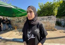 تضامن سكان حي الشيخ جراح مع قطاع غزة