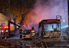 آثار قصف المقاومة الفلسطينية على إسرائيل