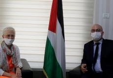 الهدمي يبحث مع القنصل البلجيكي المشاريع البلجيكية _ القدس