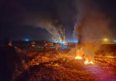 بدء فعاليات الإرباك الليلي على طول حدود قطاع غزة