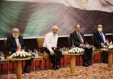 الوفد المصري مع قيادة حماس في غزة اليوم