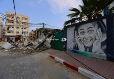 غارة اسرائيلية جنوب مدينة غزة