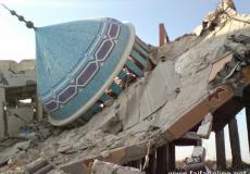 قصف المساجد في غزة