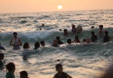 السباحة في بحر غزة