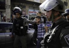 الاحتلال يعتقل اطفال في بلدة حزما
