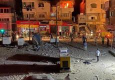 قصف إسرائيلي على منزل في غزة