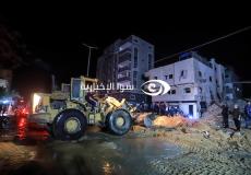 آثار القصف الإسرائيلي على غزة