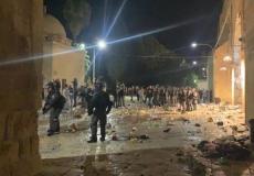 اقتحام قوات الاحتلال الاسرائيلي باحات المسجد الأقصى
