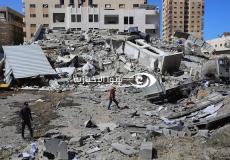 من آثار العدوان الإسرائيلي على غزة