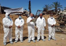 مؤتمر صحفي لوزارة الزراعة شمال قطاع غزة