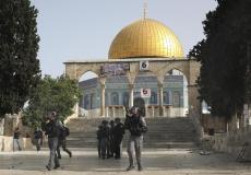 خلال تفريق الشرطة الإسرائيلية لمظاهرات القدس