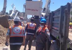 كهرباء غزة تتمكن من إعادة توصيل الكهرباء وتشغيل آبار الصفا