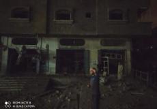 قصف إسرائيل على الشارع العام في جباليا