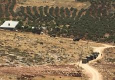 من مكان الغرفة المحاصرة في عقربا