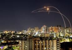 القبة الحديدية تتصدى لصواريخ غزة