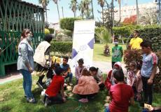 خلال تقديم الدعم النفسي للأطفال من قبل فريق فارس العرب